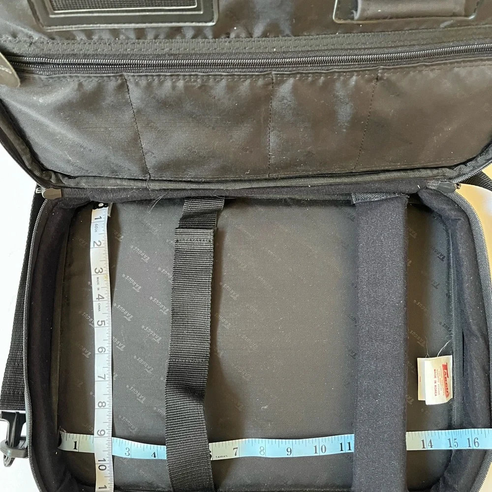 Targus Black Laptop Bag & Briefcase with Red Trim